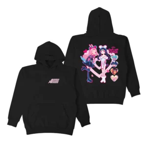 Alien Stage ALNST Hoodies for Women Pink Heart Mizi Sua Merch Pullover Long Sleeve