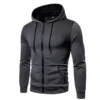 2025 men's sportswear, jogging clothes, sportswear, hooded sweatshirt, zipper sweatshirt, autumn and winter clothing