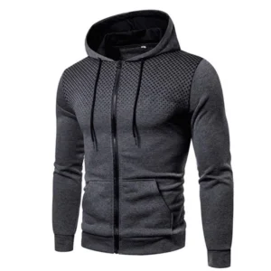 2025 men's sportswear, jogging clothes, sportswear, hooded sweatshirt, zipper sweatshirt, autumn and winter clothing